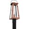 Quoizel Carolina Outdoor Post 1 Light Aged Copper CLN9007AC - alternate 3